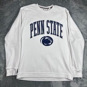 Pressbox Penn State Nittany Lions White Cozy Shoreline Sweatshirt Thumbholes M